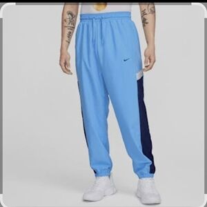 Nike Nike Icon Men's Woven Basketball Warm Up Track Pants Blue Sz L